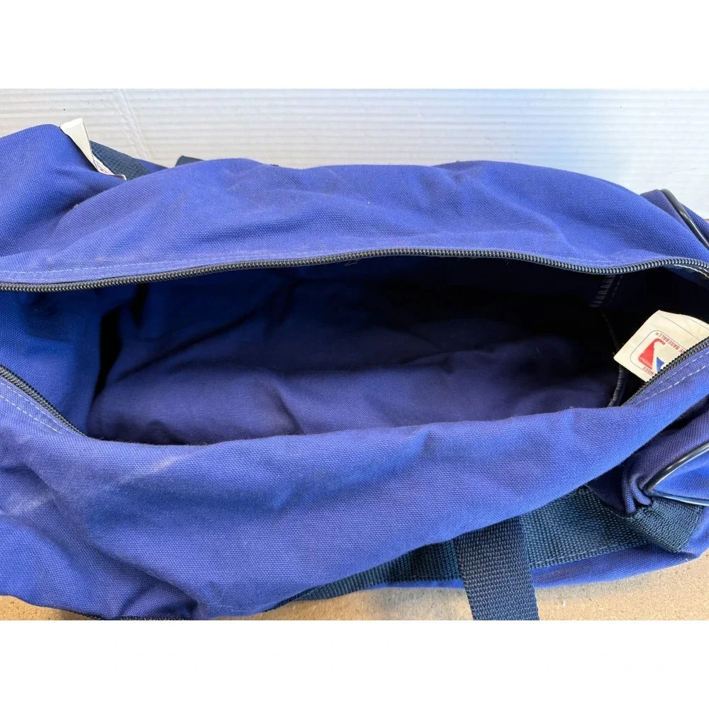 *RARE*‎ New York Yankess Blue Duffle Bag NMI Nasco Made in USA 18x10x10